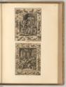 Adrien et Iean Collaert Vol. I., Die Geburt Christi; Das Letzte Abendmahl, Ornamentrahmen, Inv.…