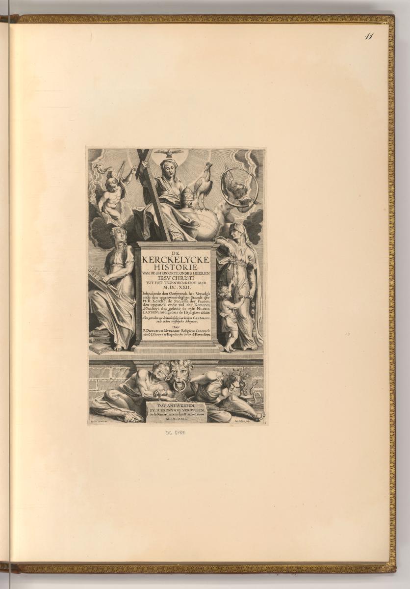 Adrienet Iean Collaert Vol. II, Titelblatt, De Kerckelyke Historie (Buchillustration), Inv. Nr.…