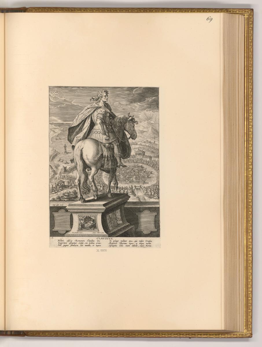 Adrienet Iean Collaert Vol. II, Reiterstandbild Claudius, Inv. Nr.: Holland nach Sektionen I/24…