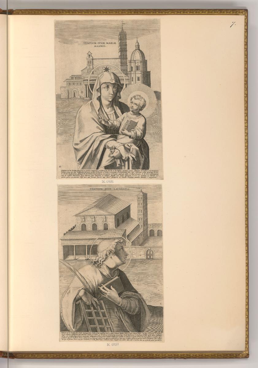 Adrienet Iean Collaert Vol. II, Sieben römischen Pilgerkirchen, Inv. Nr.: Holland nach Sektione…