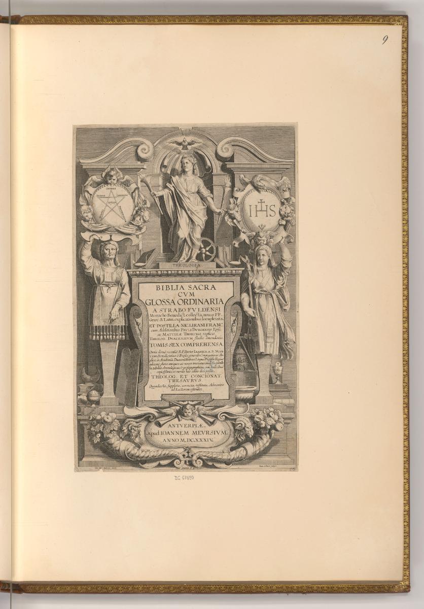 Adrienet Iean Collaert Vol. II, Fulgensis, Strabus: Biblia Sacra cum glossa ordinaria (Buchillu…