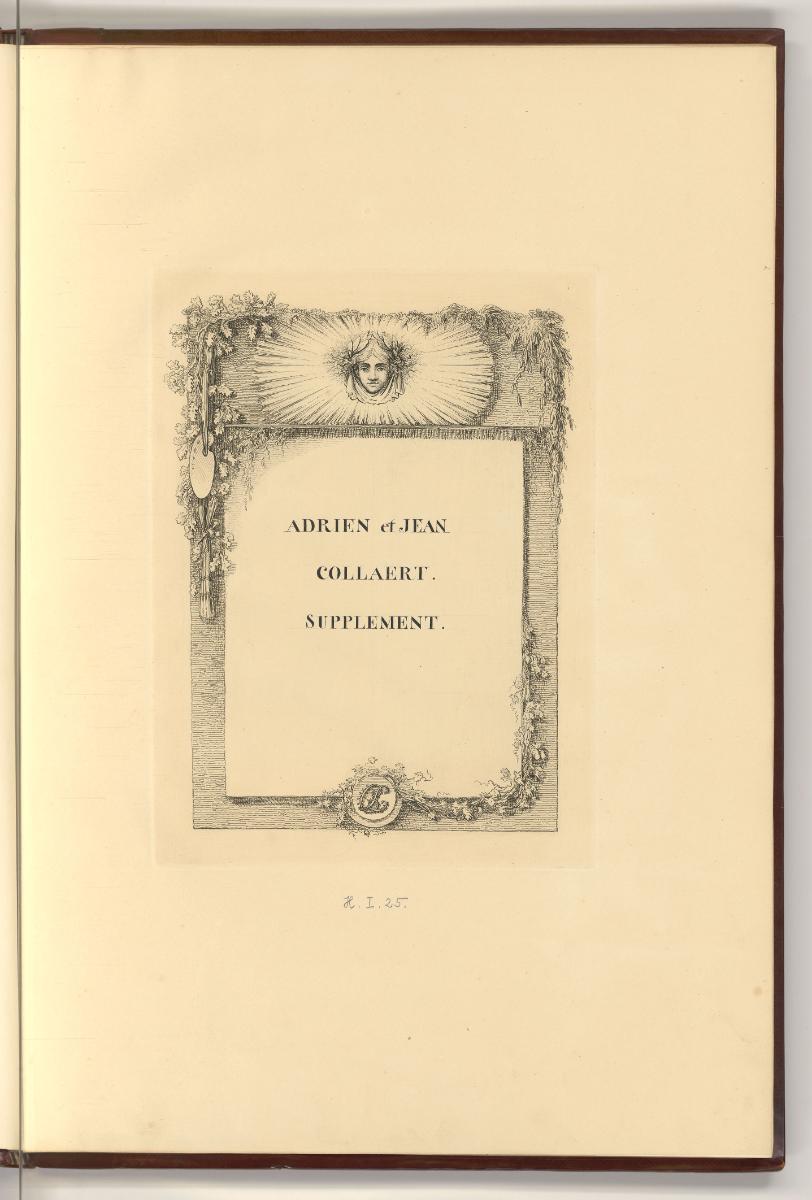 Adrien et Jean Collaert. Supplement., Adrien et Jean Collaert. Supplement., Inv. Nr.: Holland n…