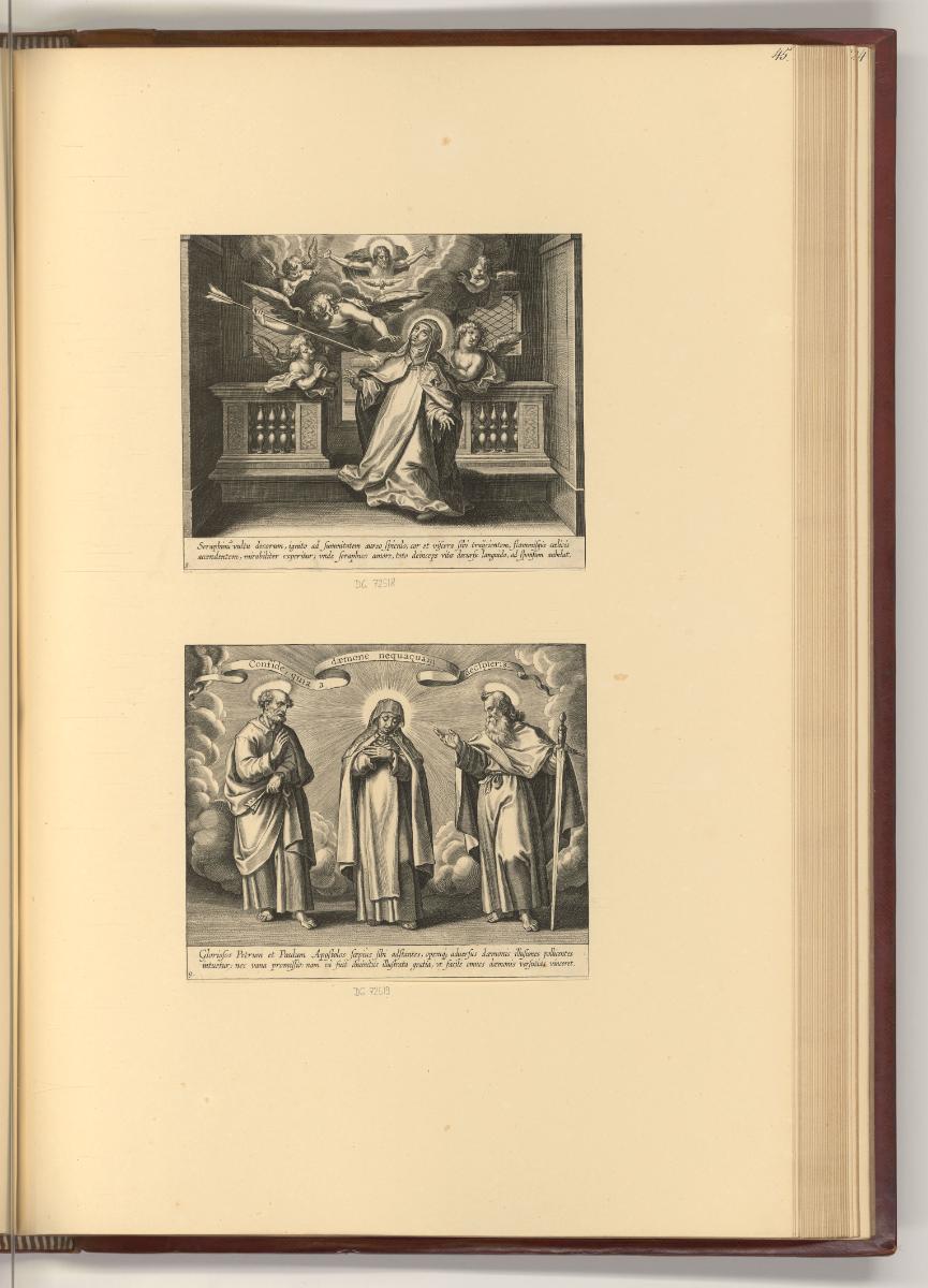 Adrien et Jean Collaert. Supplement., Das Leben der hl. Teresa von Avila, Inv. Nr.: Holland nac…