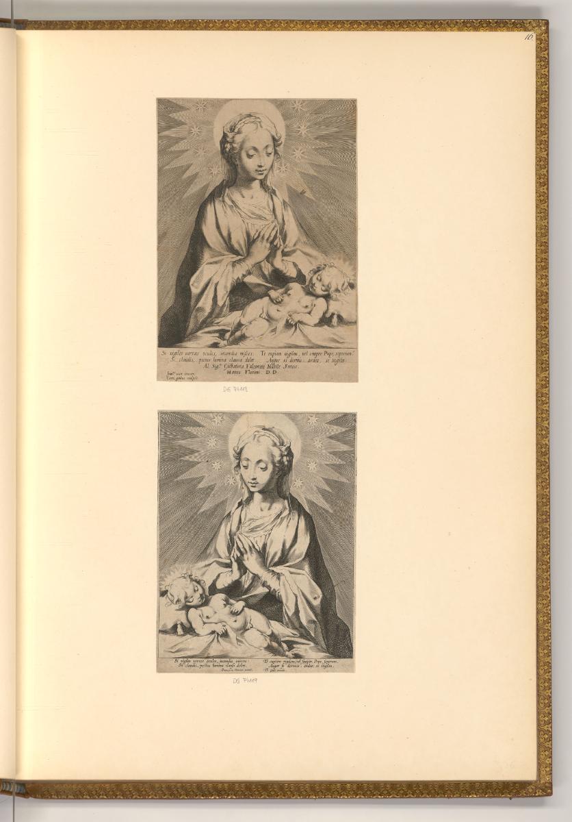 Cornelis Galle der Ältere, Maria mit schlafendem Kind, Inv. Nr.: Holland nach Sektionen I/31, H…