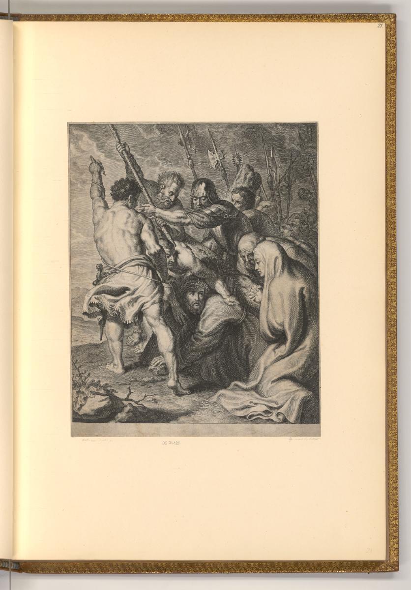 Cornelis Galle der Ältere, Die Kreuztragung, Inv. Nr.: Holland nach Sektionen I/31, H/I/31/21