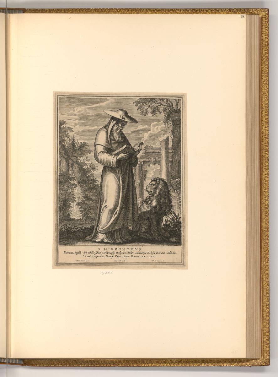 Cornelis Galle der Ältere, Hl. Hieronymus, Inv. Nr.: Holland nach Sektionen I/31, H/I/31/48