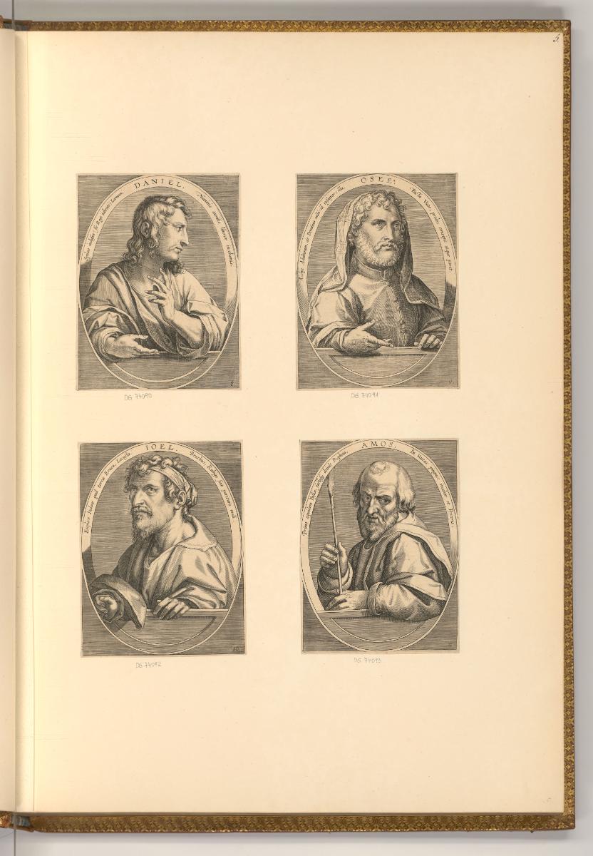 Cornelis Galle der Ältere, Propheten aus dem Alten Testament, Inv. Nr.: Holland nach Sektionen …
