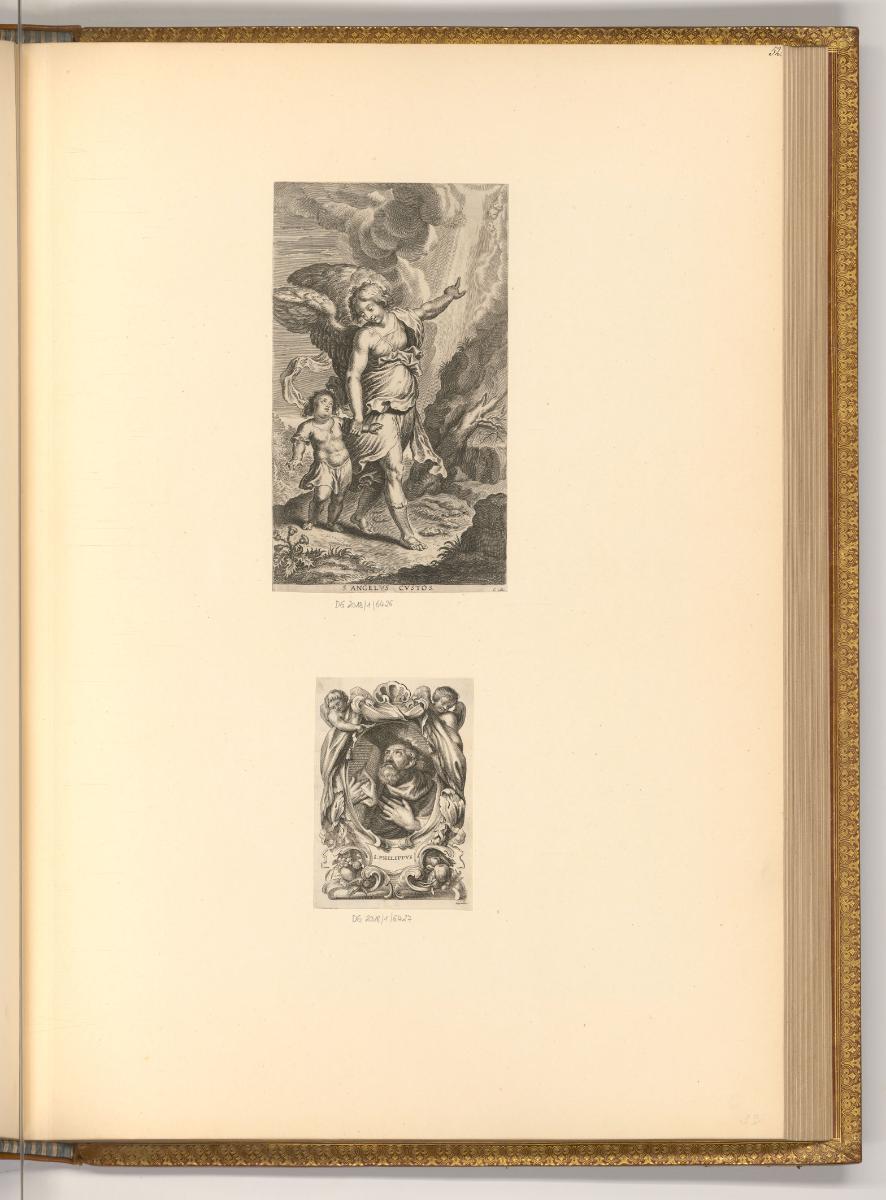 Cornelis Galle der Ältere, Schutzengel; Hl. Philippus, Inv. Nr.: Holland nach Sektionen I/31, H…