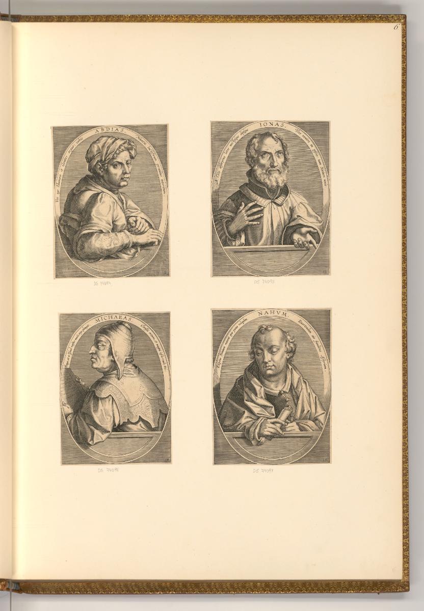 Cornelis Galle der Ältere, Propheten aus dem Alten Testament, Inv. Nr.: Holland nach Sektionen …