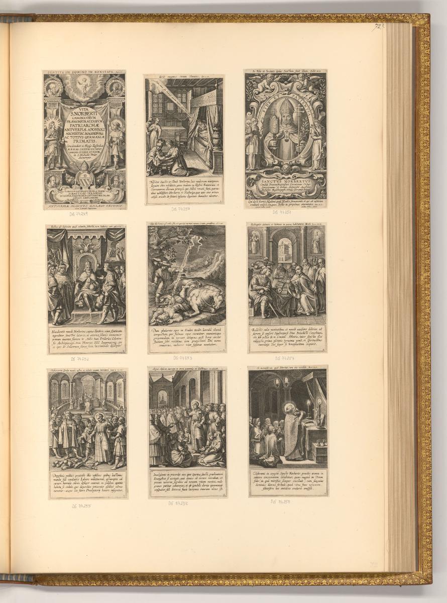 Cornelis Galle der Ältere, Das Leben des hl. Norbert, Inv. Nr.: Holland nach Sektionen I/31, H/…