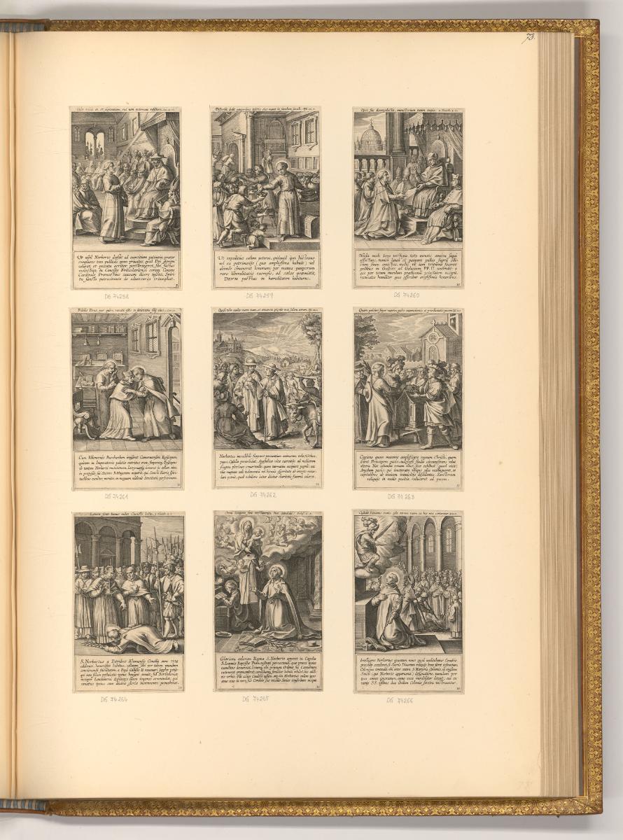 Cornelis Galle der Ältere, Das Leben des hl. Norbert, Inv. Nr.: Holland nach Sektionen I/31, H/…