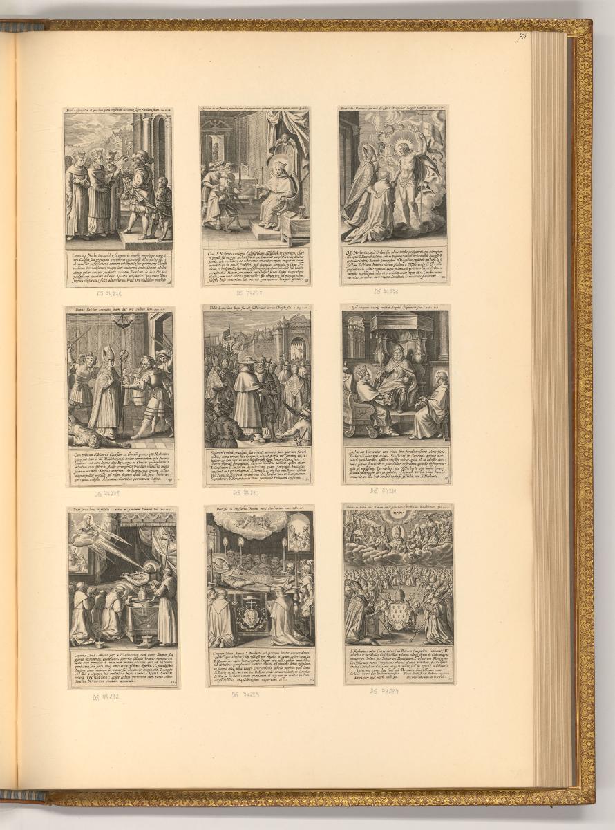 Cornelis Galle der Ältere, Das Leben des hl. Norbert, Inv. Nr.: Holland nach Sektionen I/31, H/…