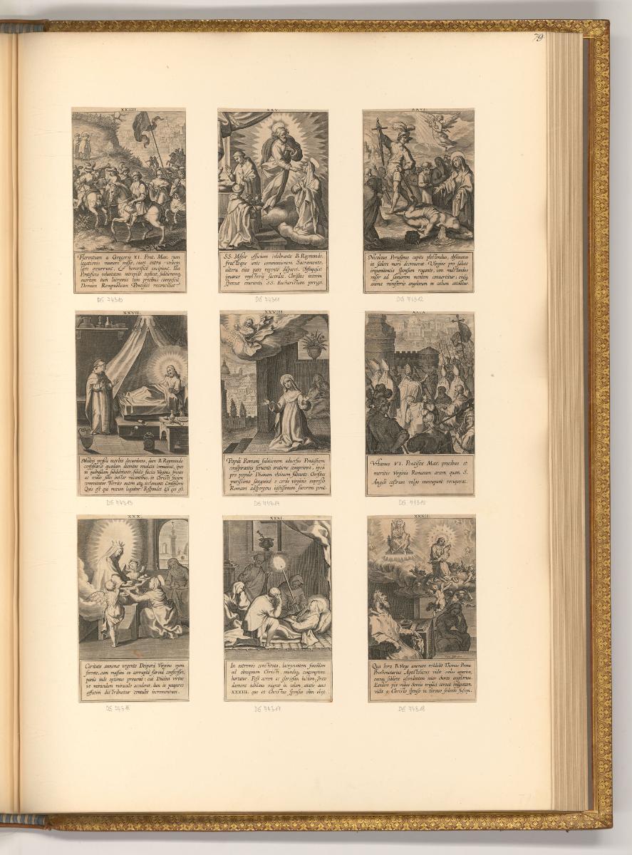 Cornelis Galle der Ältere, Das Leben der hl. Katharina von Siena, Inv. Nr.: Holland nach Sektio…