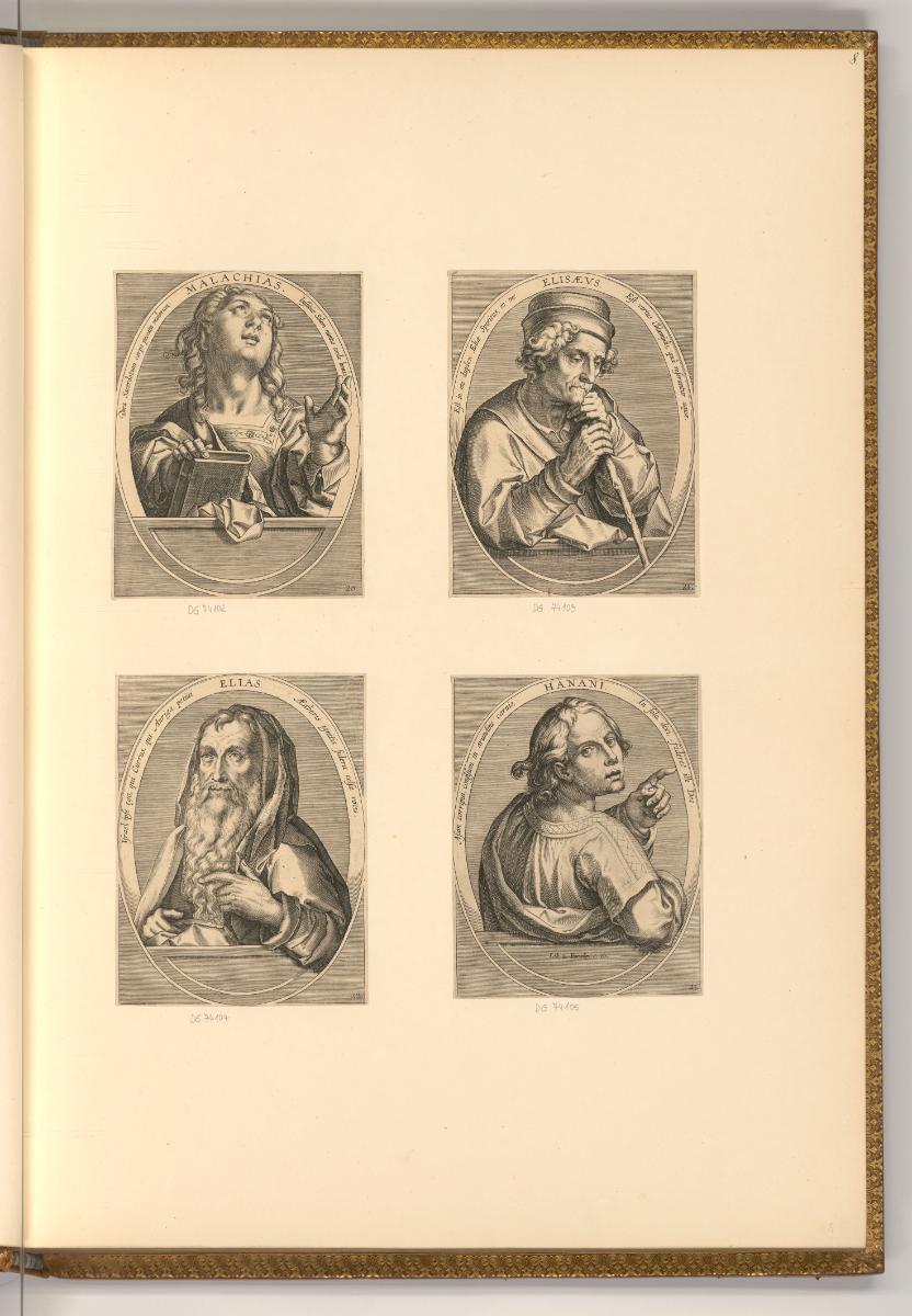 Cornelis Galle der Ältere, Propheten aus dem Alten Testament, Inv. Nr.: Holland nach Sektionen …