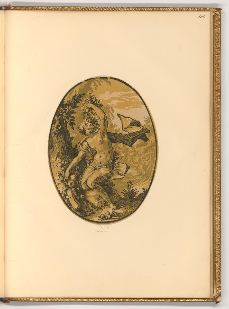 Hendrik Goltzius. Pièces composée et gravées par lui meme. Vol. I., Proserpina, Inv. Nr.: Holla…