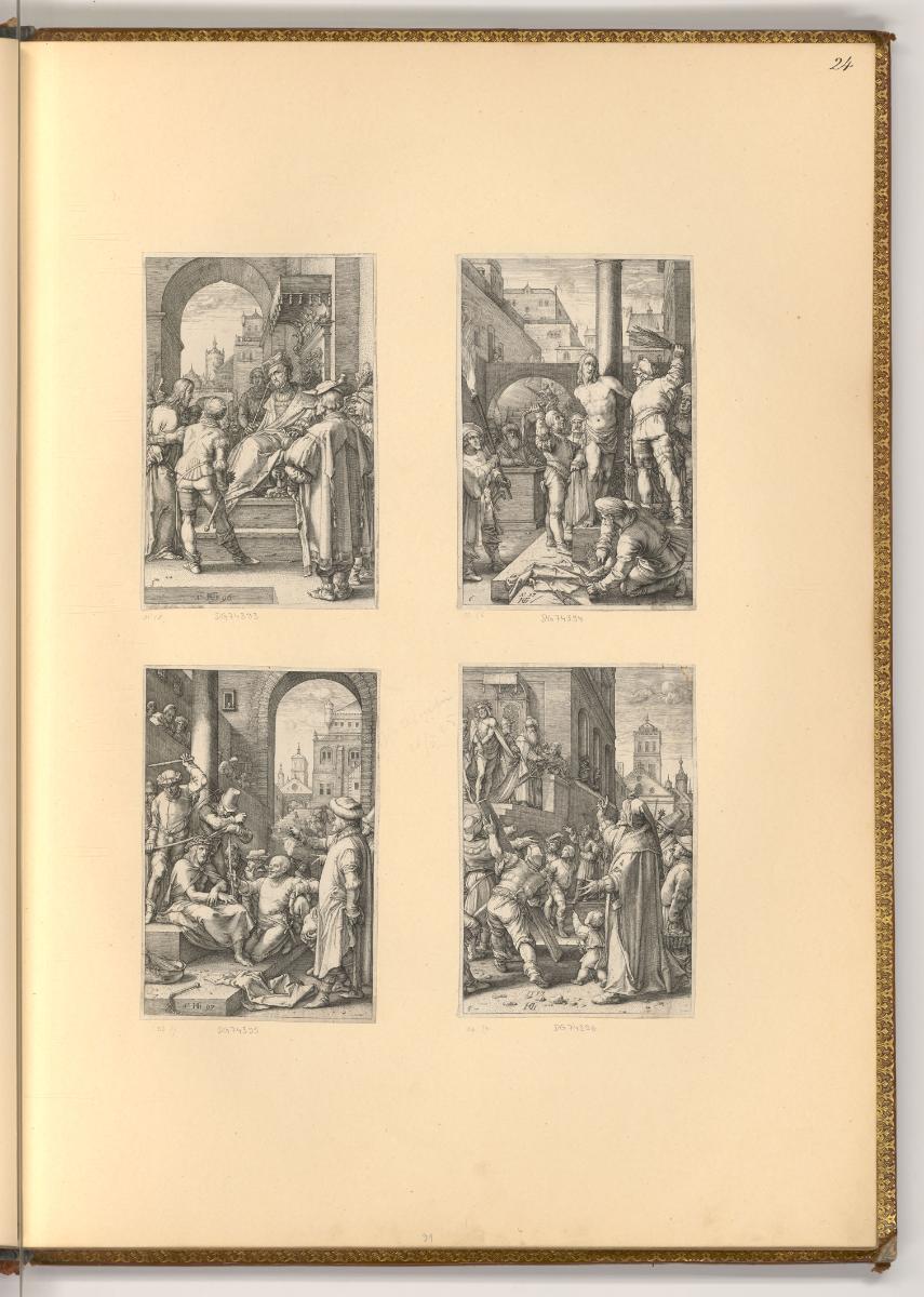 Hendrik Goltzius. Pièces composée et gravées par lui meme. Vol. I., Passionsszenen, Inv. Nr.: H…
