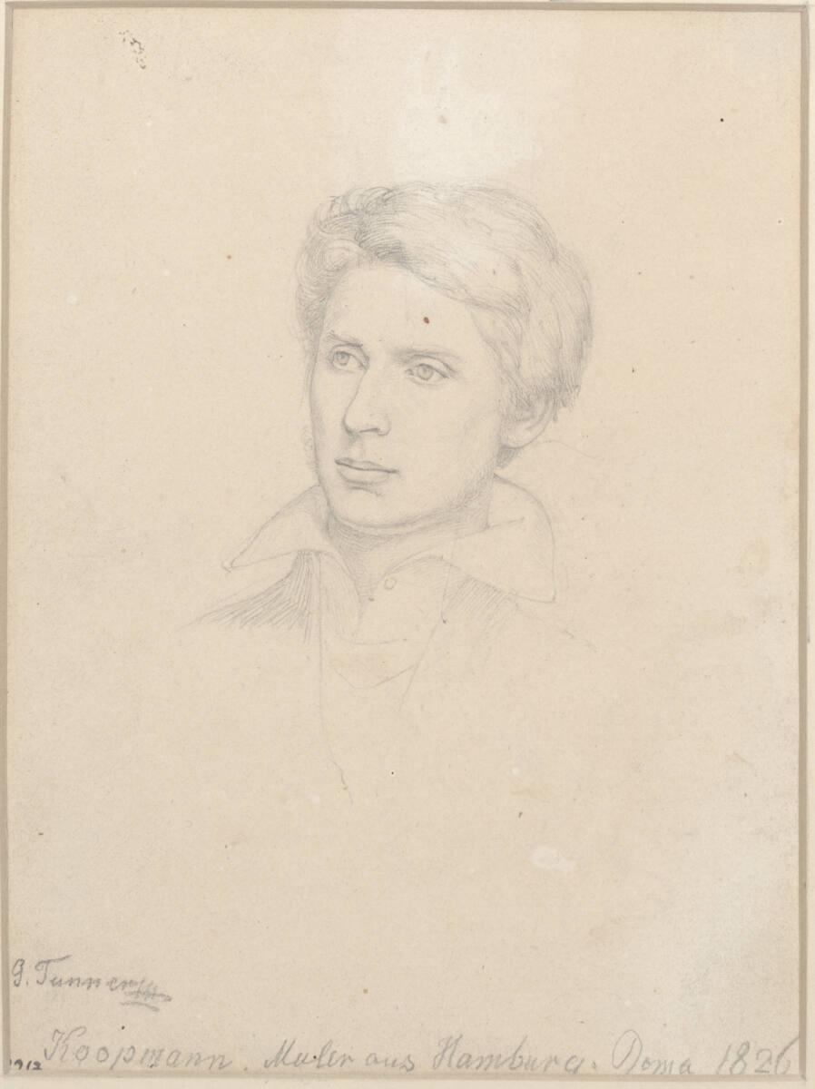 Joseph Ernst Tunner, Bildnis des Malers Johann Karl Koopmann, Inv. Nr.: 28217