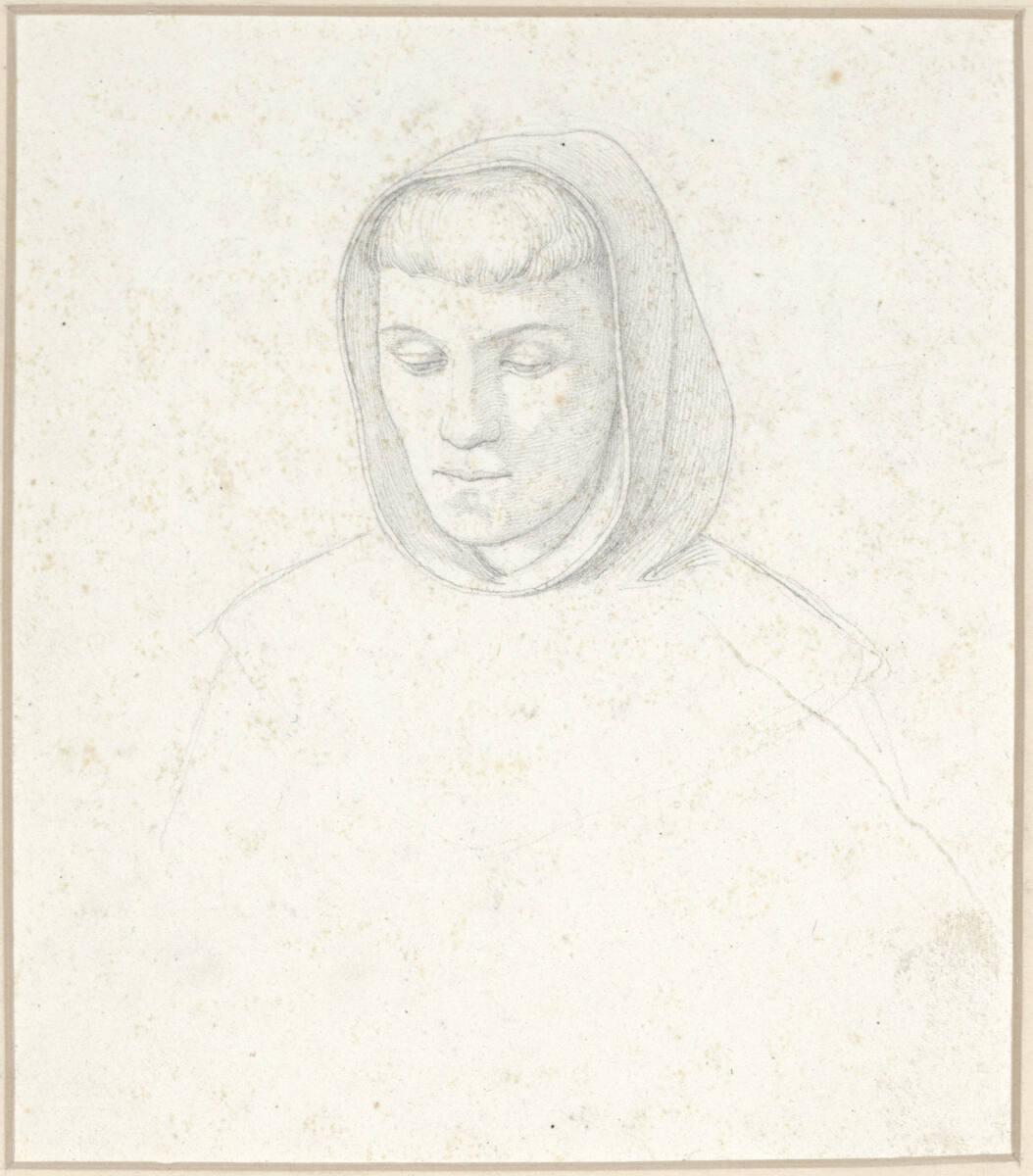 Joseph Ernst Tunner, Bildnis eines Mönches, Inv. Nr.: 28221