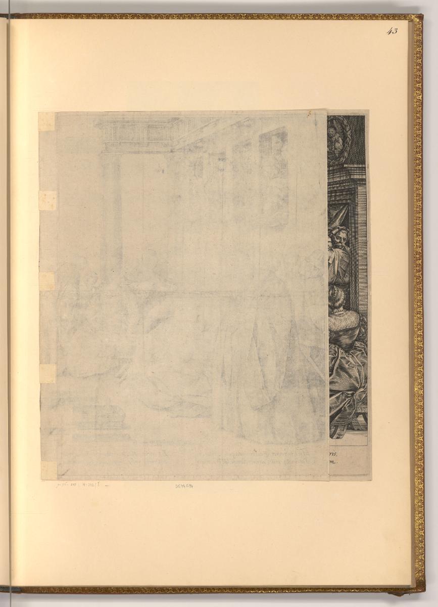 Hendrick Goltzius Vol. II., Die venezianische Hochzeit, Inv. Nr.: Holland nach Sektionen I/33, …