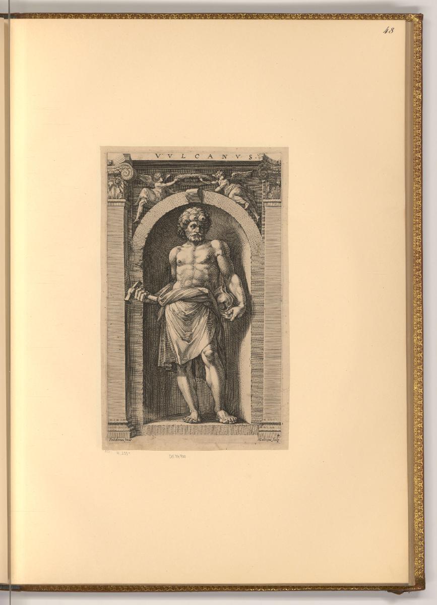 Hendrick Goltzius Vol. II., Vulkanus, Inv. Nr.: Holland nach Sektionen I/33, H/I/33/48