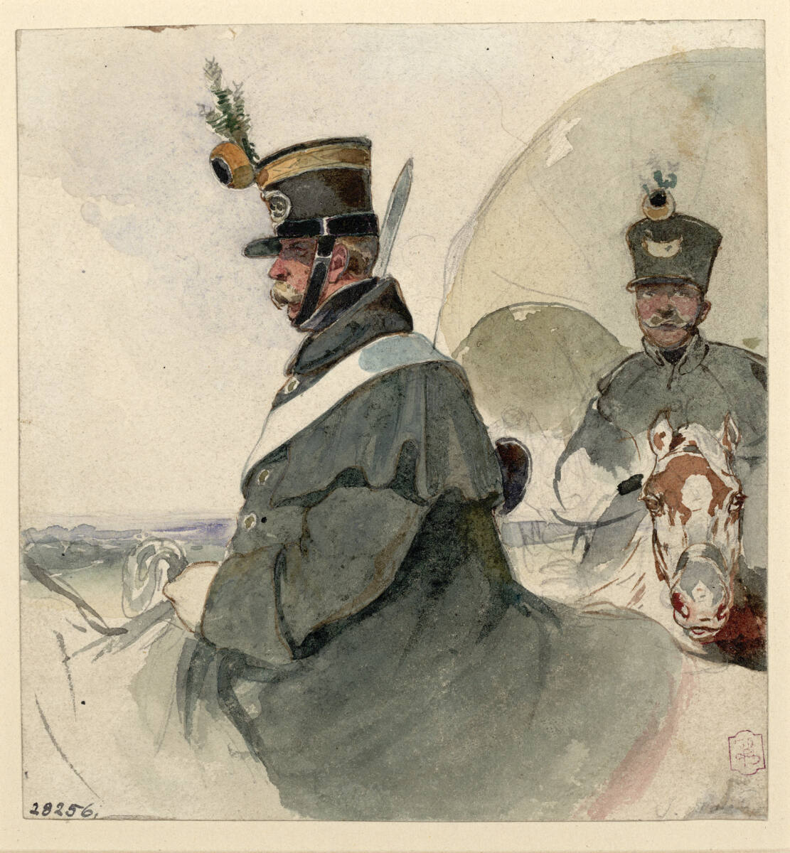 Korporal des Militärfuhrwesenkorps, Carl Schindler