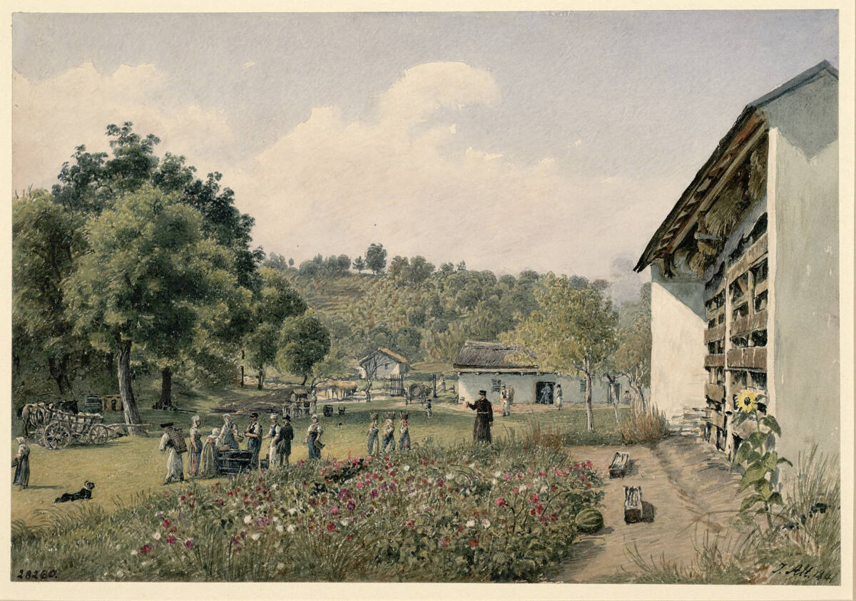 Franzensruhe bei Ladany (Ungarn), Jakob Alt, 1841