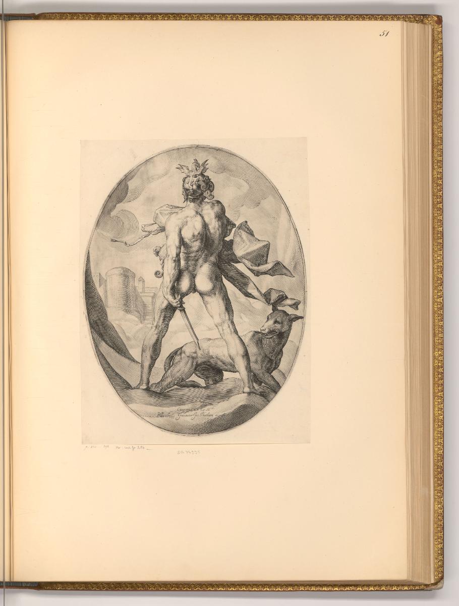 Hendrik Goltzius. Pièces par différents graveurs anonimes. Vol III., Mars, Inv. Nr.: Holland na…