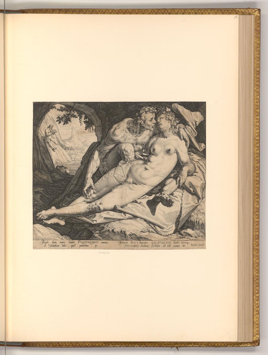 Jakob de Gheyn II, Acis und Galatea, Inv. Nr.: Holland nach Sektionen I/35, H/I/35/51