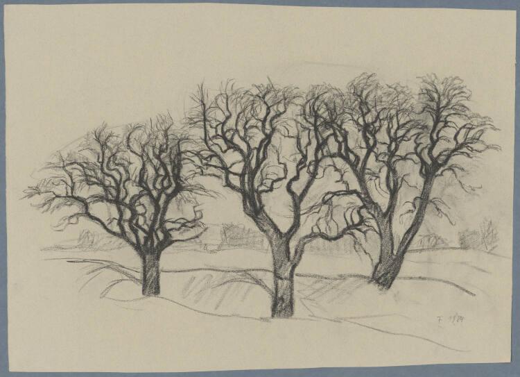 Franz Traunfellner, Bäume, Inv. Nr.: 43267