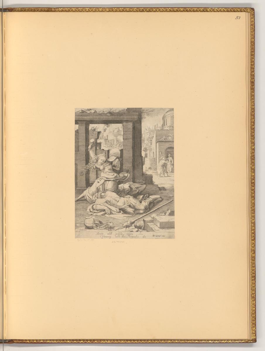 Jan Pietersz. Saenredam, Jaël tötet Sisera, Inv. Nr.: Holland nach Sektionen I/36, H/I/36/82