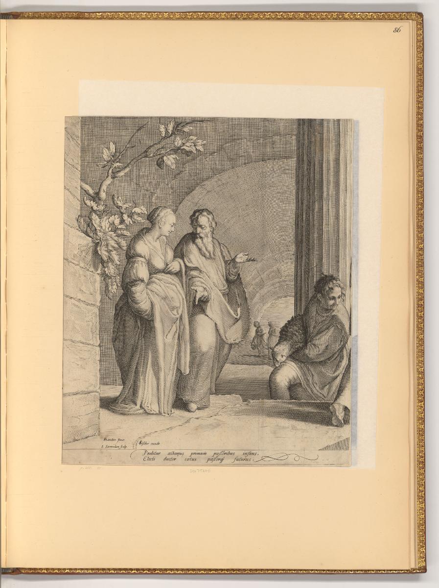 Jan Pietersz. Saenredam, Ankunft der Hirten in Bethlehem, Inv. Nr.: Holland nach Sektionen I/36…