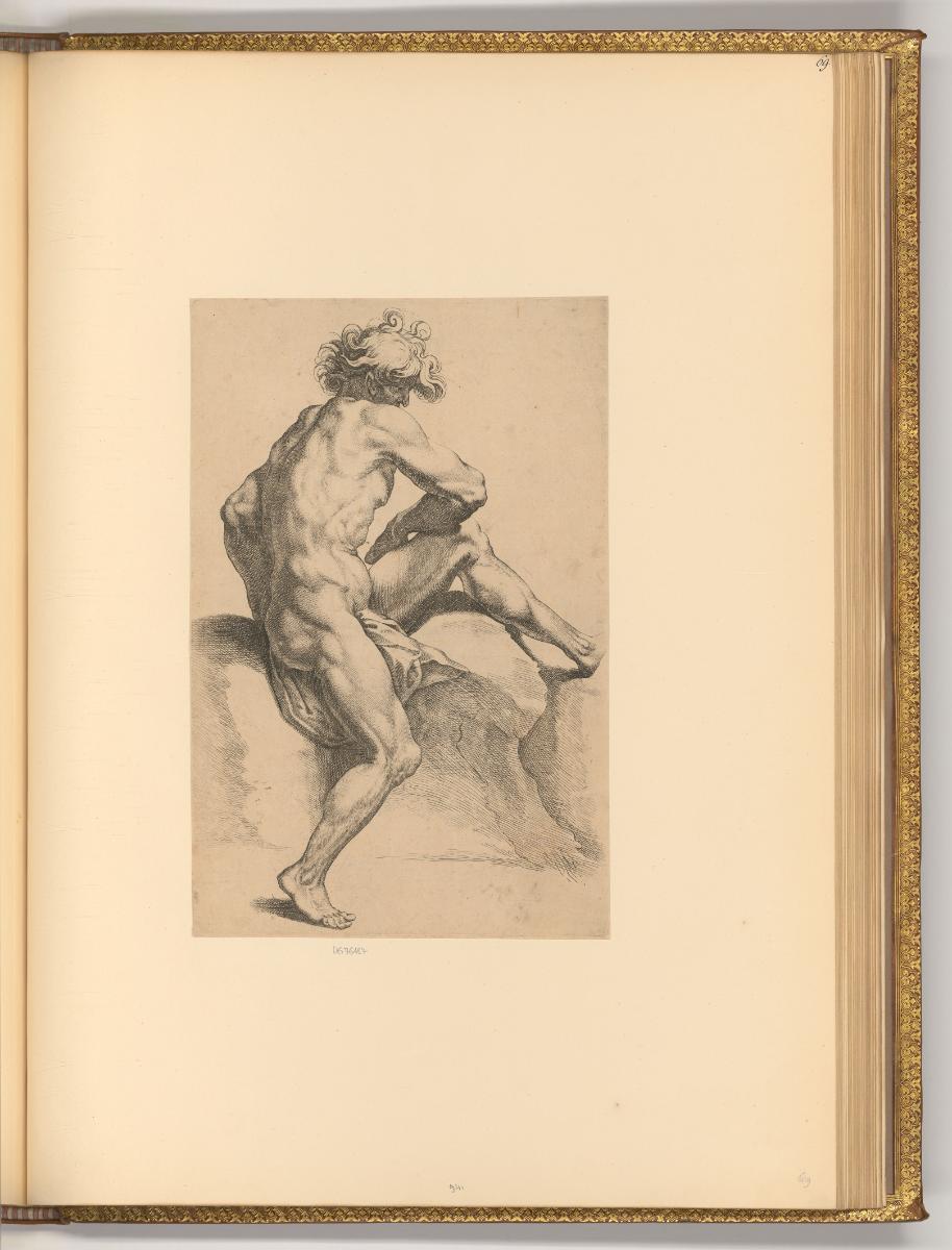 Pierre de Jode le vieux, Männlicher Akt, Inv. Nr.: Holland nach Sektionen I/39, H/I/39/69