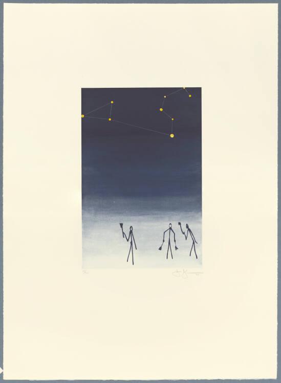 Jasper Johns , Leo Castelli 90th Birthday Portfolio; Leo, Inv. Nr.: DG2001/346/1