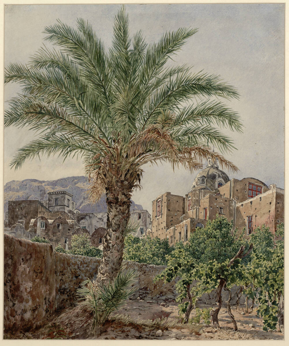 Der Dom von Capri, Jakob Alt, 1835