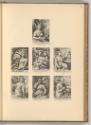 Jacques Matham. Pièces composées et gravées par lui meme., Die sieben Tugenden, Inv. Nr.: Holla…