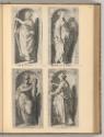Jacques Matham. Pièces composées et gravées par lui meme., Die sieben Tugenden, Inv. Nr.: Holla…