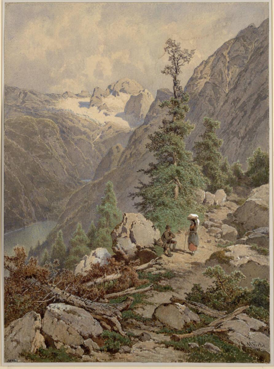 Melchior Fritsch, Der Dachstein, Inv. Nr.: 28410