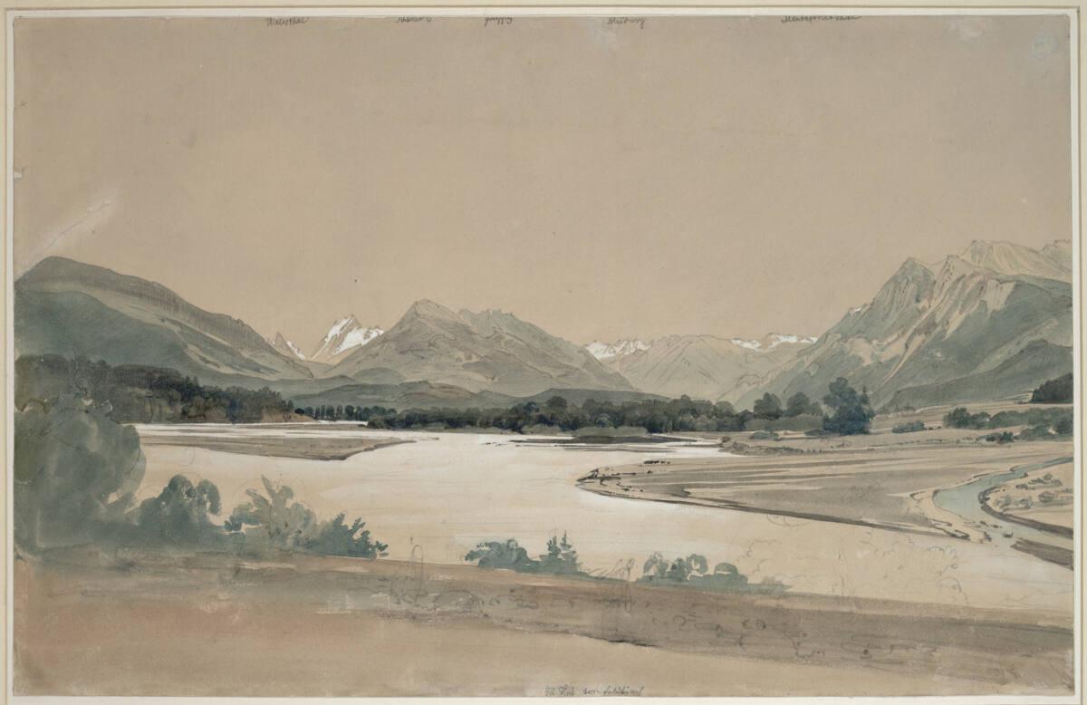 Thomas Ender, Der Illfluß bei Feldkirch, Inv. Nr.: 28413
