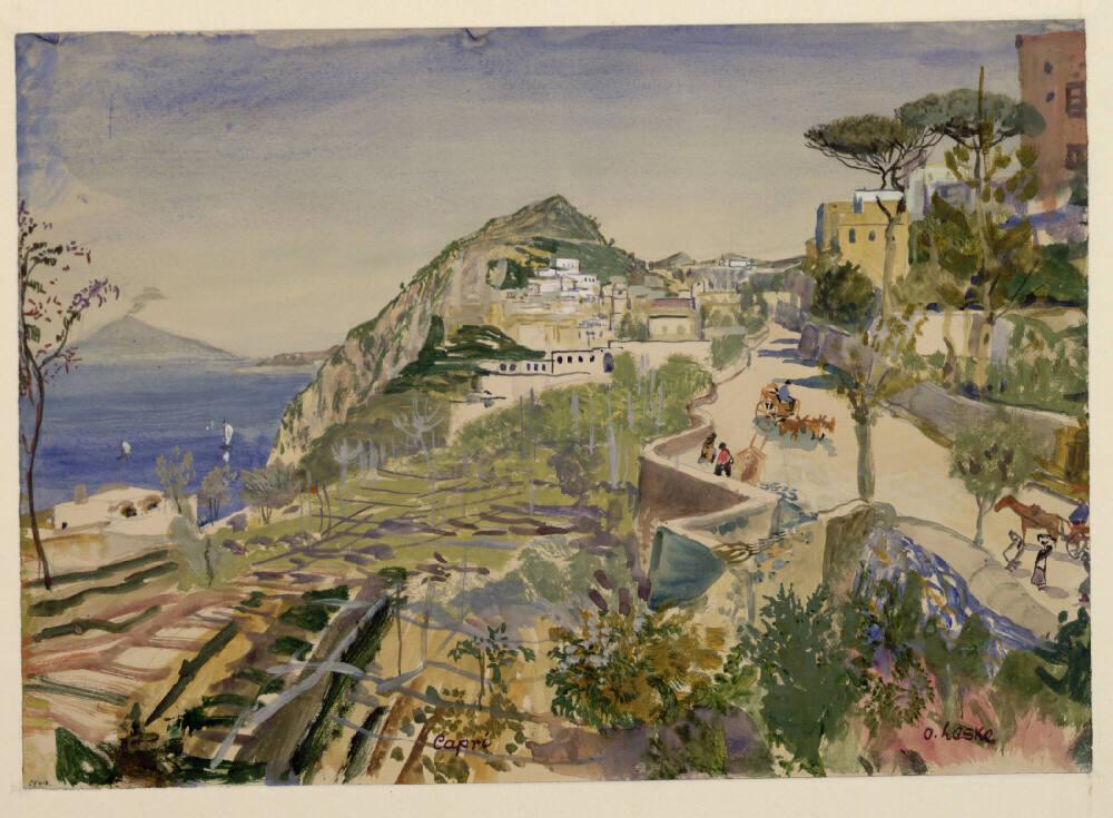 Oskar Laske, Auf Capri, Inv. Nr.: 28417