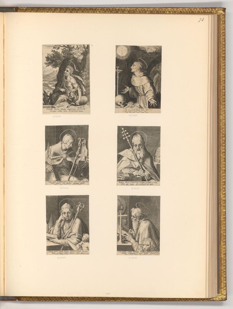 Gilles Sadeler Vol. I., Heilige, Inv. Nr.: Holland nach Sektionen I/41, H/I/41/74