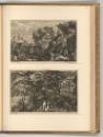 Gilles Sadeler. Vol. II., Gehöft am Wasser; Mühle mit Wasserrad am Waldrand, Inv. Nr.: Holland …