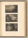 Gilles Sadeler. Vol. II., Landschaft im Sturm; Winterlandschaft mit Schlittschuhläufern, Inv. N…