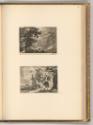 Gilles Sadeler. Vol. II., Waldstück am Wasser in Abendstimmung; Landschaft am Wasser mit Ruine,…