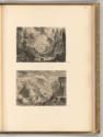 Gilles Sadeler. Vol. II., Felsenlandschaft mit Ausblick auf eine Stadt; Landschaft mit Gaststät…