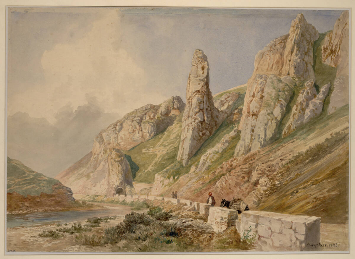 Felsen bei Sarajevo, AnnaLynker, 1895