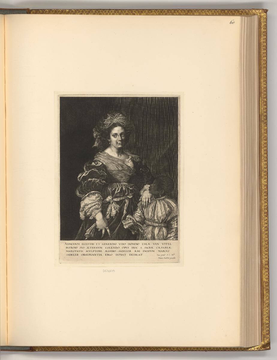 Gilles Sadeler. Vol. II., Edeldame mit Turban, neben ihr eine junge Sklavin, Inv. Nr.: Holland …