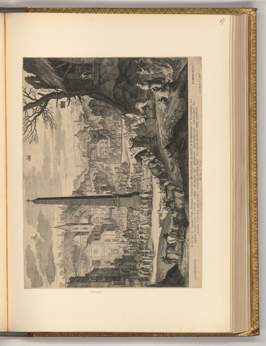 Gilles Sadeler. Vol. II., Januarius Februarius, Inv. Nr.: Holland nach Sektionen I/42, H/I/42/6…