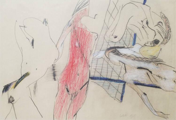 Karl Anton Fleck, Vier weibliche Akte, Inv. Nr.: 47943