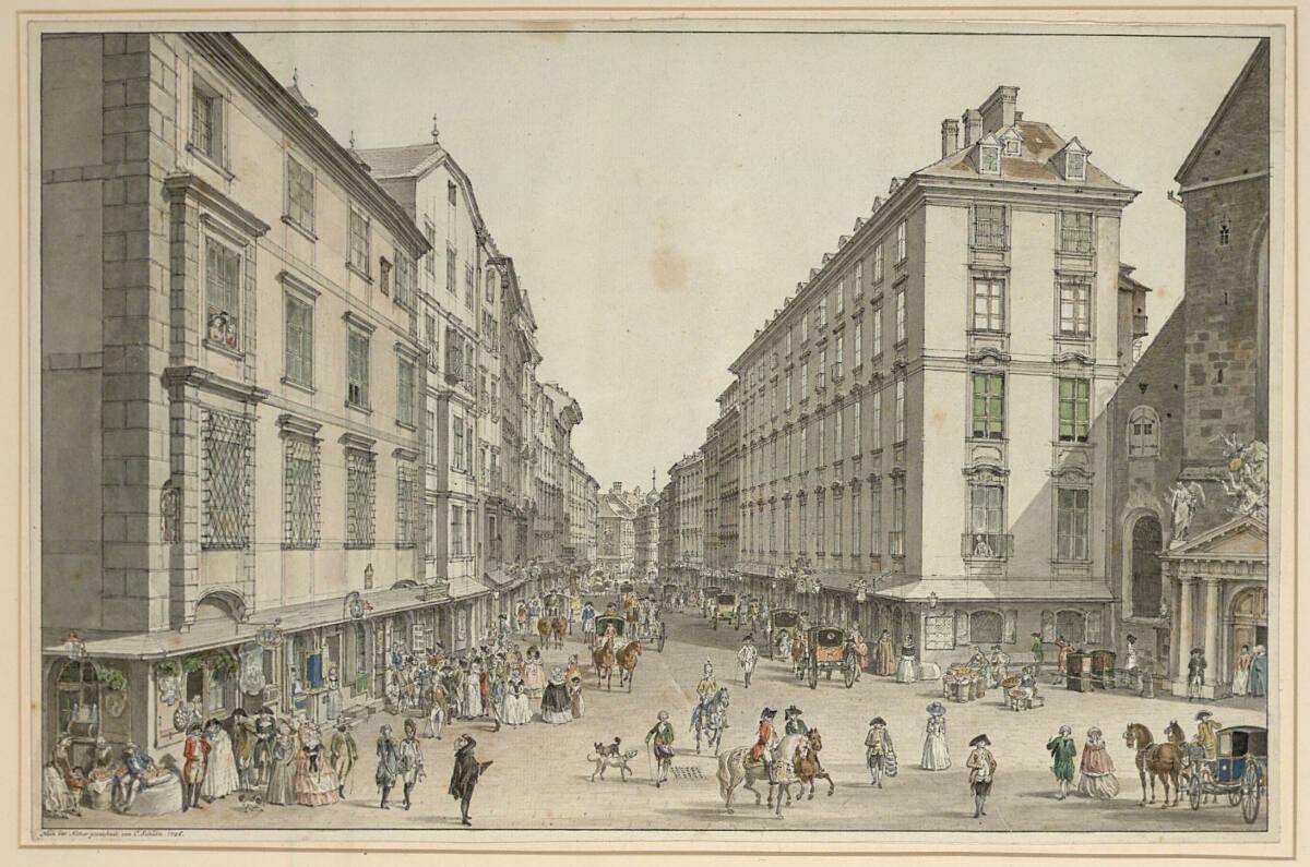 Carl Schütz, Der Kohlmarkt in Wien, Inv. Nr.: 28634