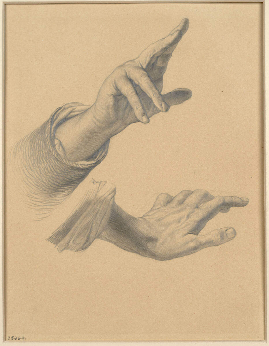 Zwei Handstudien, Peter Johann Nepomuk Geiger